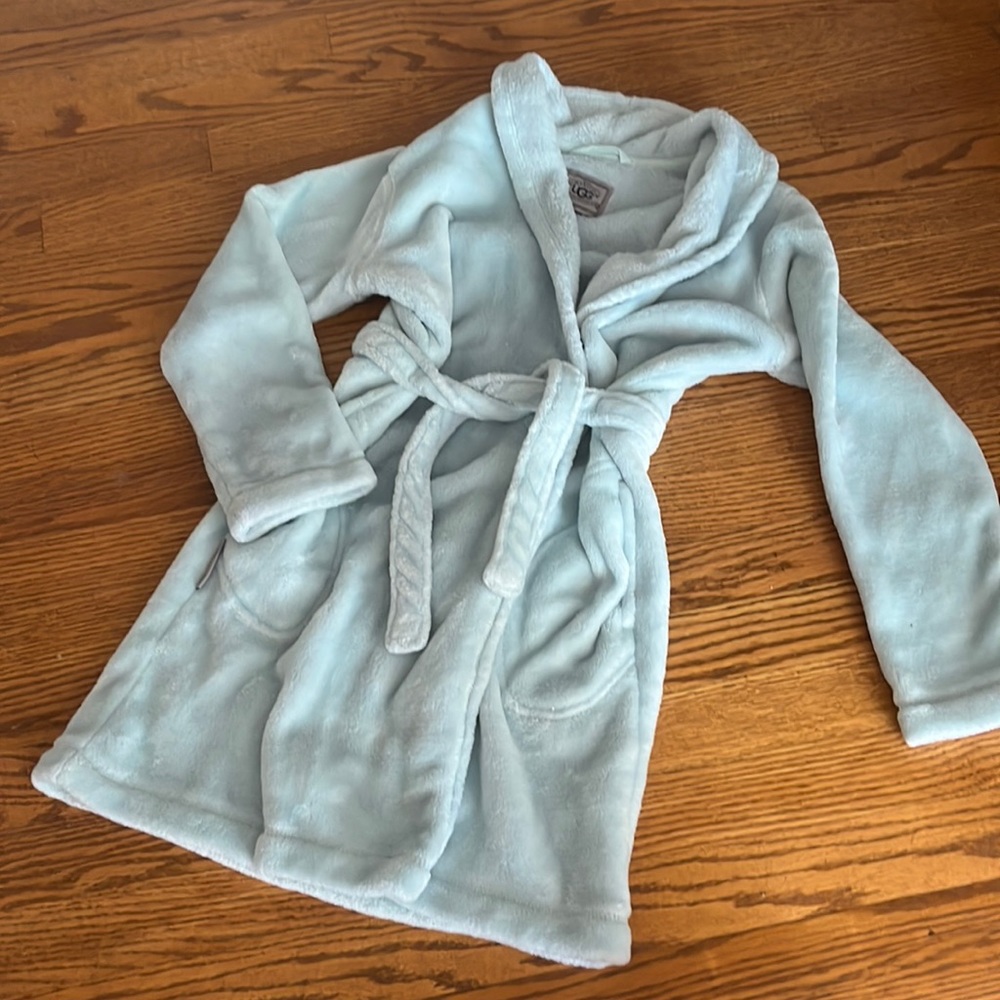 UGG Kids Robe | Blue | Size M Girl | Cozy Plush Robe